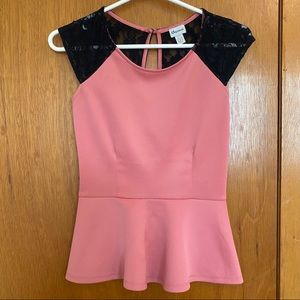 Dynamite peplum top